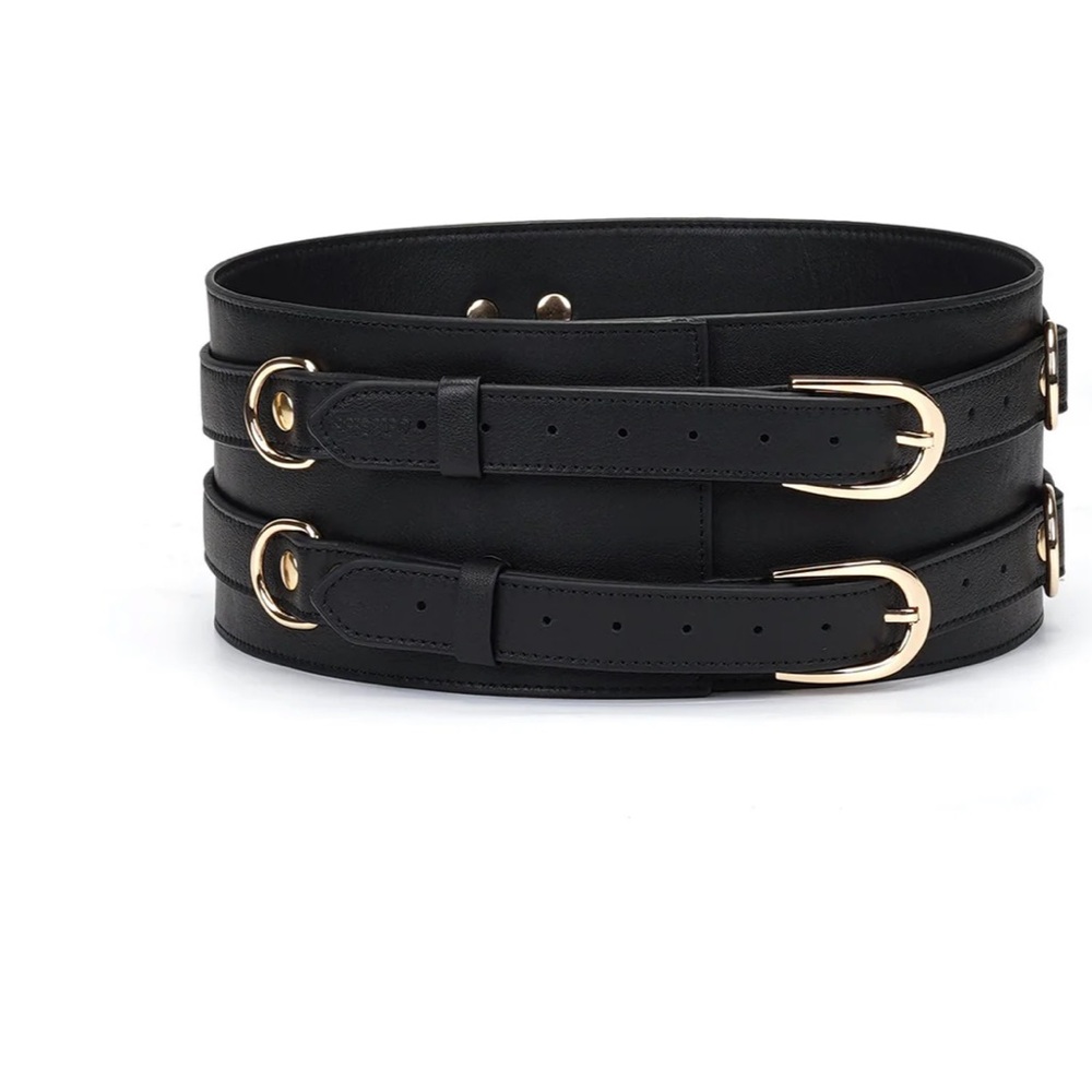 NWOT leather bondage belt